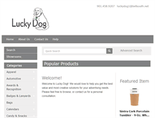 Tablet Screenshot of luckydog1.com